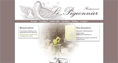 Desktop Screenshot of lepigeonnier.lu